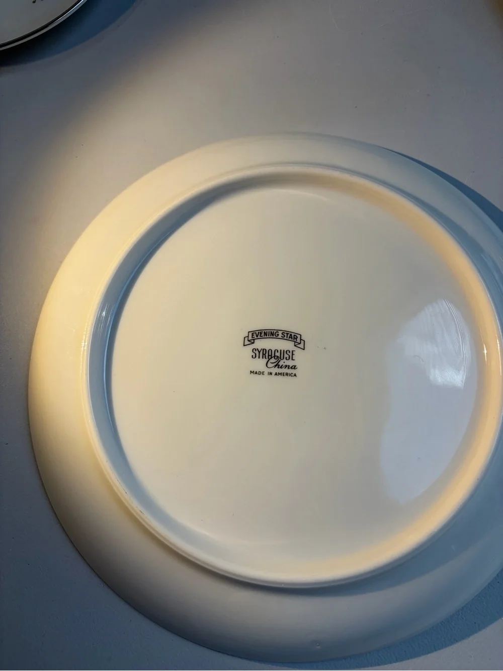 Evening Star Syracuse China Atomic Age MCM 4 Pcs 2 Salad 2 Saucers Made In USA